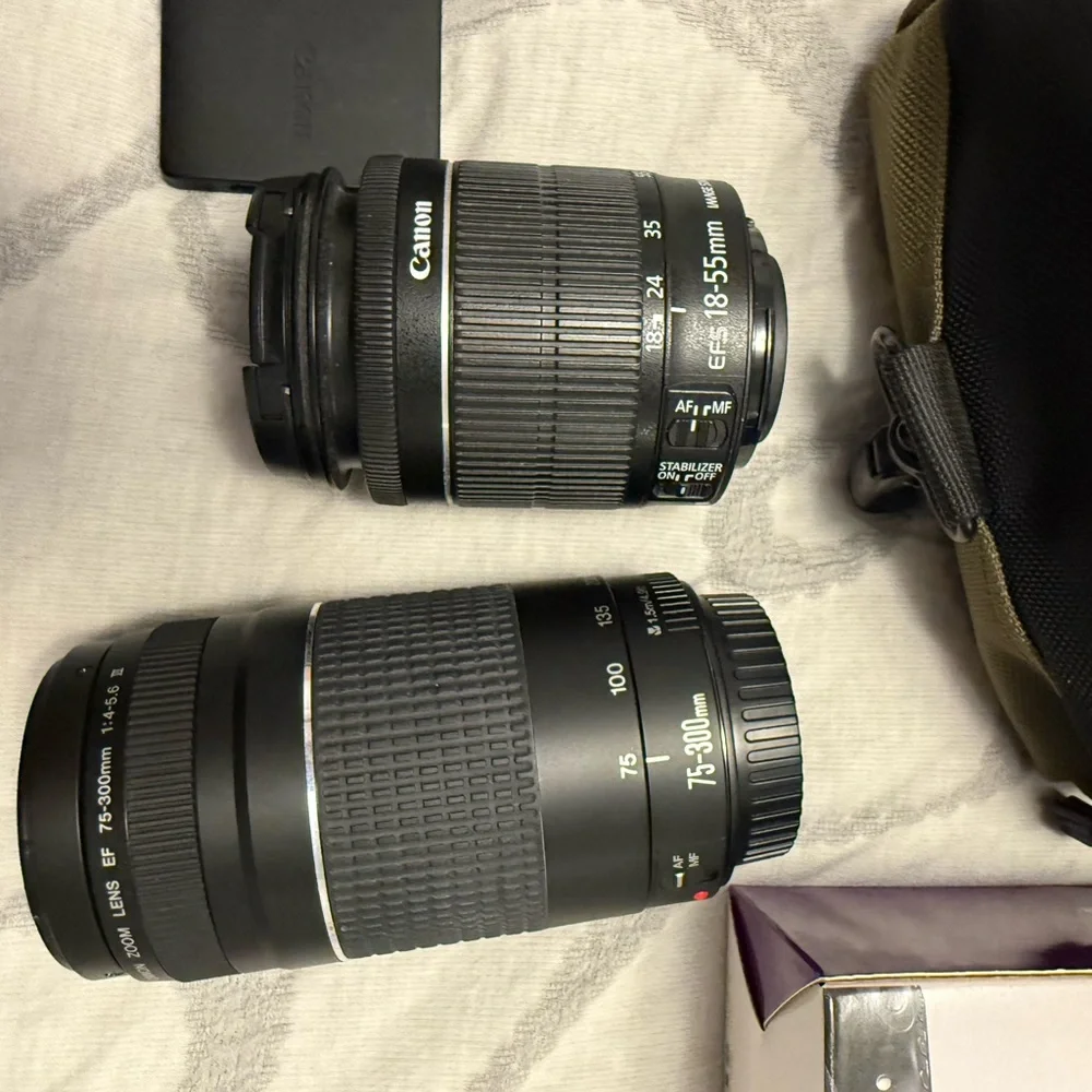 Canon Black DSLR  T6i Camera with Accessories
